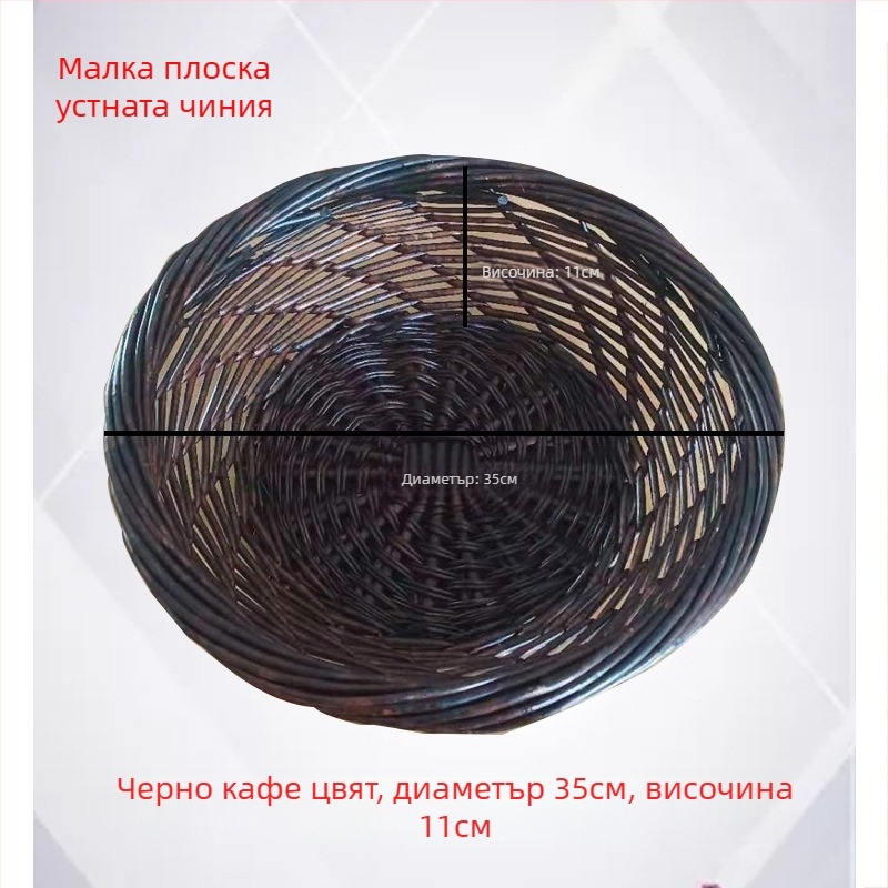 Кош за съхранение от ратан и върба, модел 001, стил модерен и минималистичен, марка Liu yijiaju