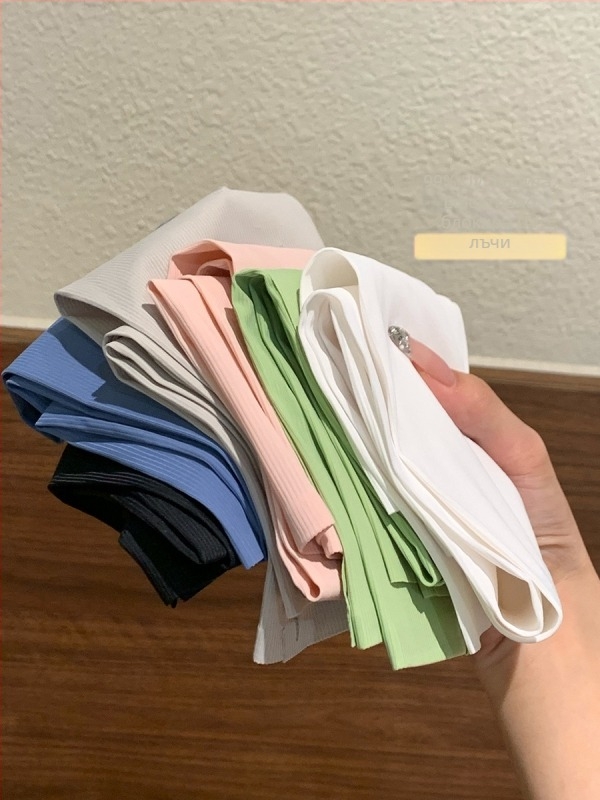 Ice Silk маншети за ръце през лято, UV защита, Nylon плат, модерен градски стил, сезон Лято 2025