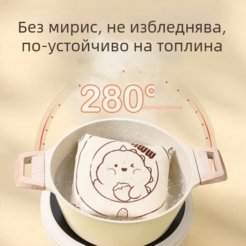 Удебелена силиконова подложка за месене, хранителен клас, не залепваща, персонализируема, подходяща за печене