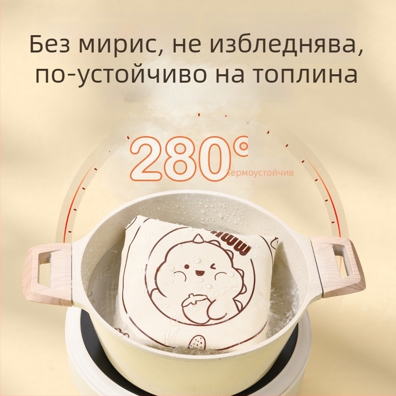 Удебелена силиконова подложка за месене, хранителен клас, не залепваща, персонализируема, подходяща за печене