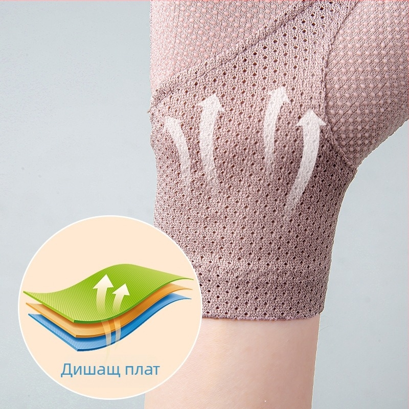 Жени полупалчати ръкавици Ice Silk 7038 – ръкавици без пръсти за маникюр, събиране на чай, колоездене и шофиране; дишащи, UV защита, антихлъзгащи, ултралеки, съвместими с тъчскрийн (12 двойки в пакет)