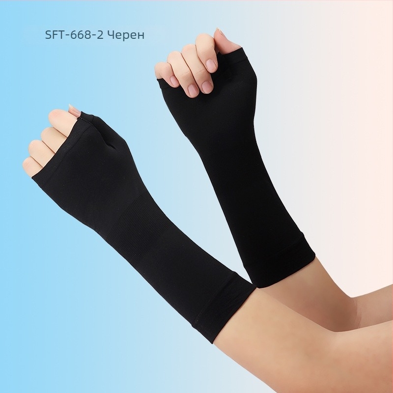 Ръкави Ice Silk, полиестер 71–80%, антиплъзгане, UV защита; за каране на велосипед и шофиране на открито; тънки