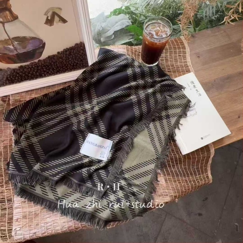 Шал от rayon, warp-knitted плат, каре шарка, запазва топлината, четири сезона