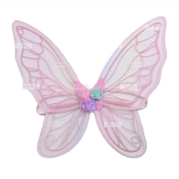 Пеперудени крила за костюм: 3D дизайн, блестящи детайли, заден аксесоар и проп за сценично изпълнение