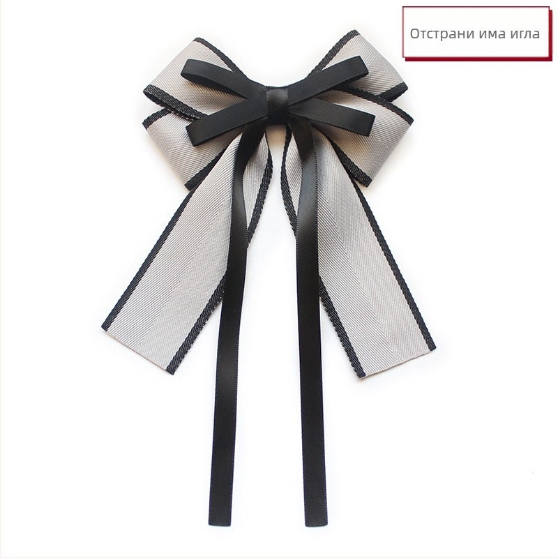 Лък за яка с цвете, сплав, корейски стил, плосък връх, дамски, едноцветен