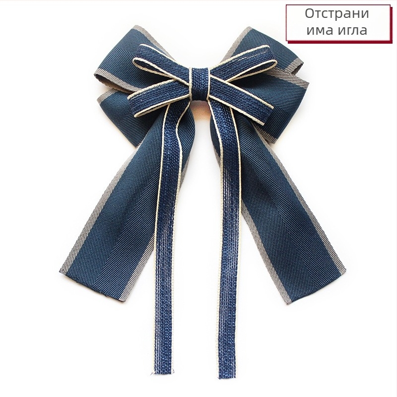 Лък за яка с цвете, сплав, корейски стил, плосък връх, дамски, едноцветен