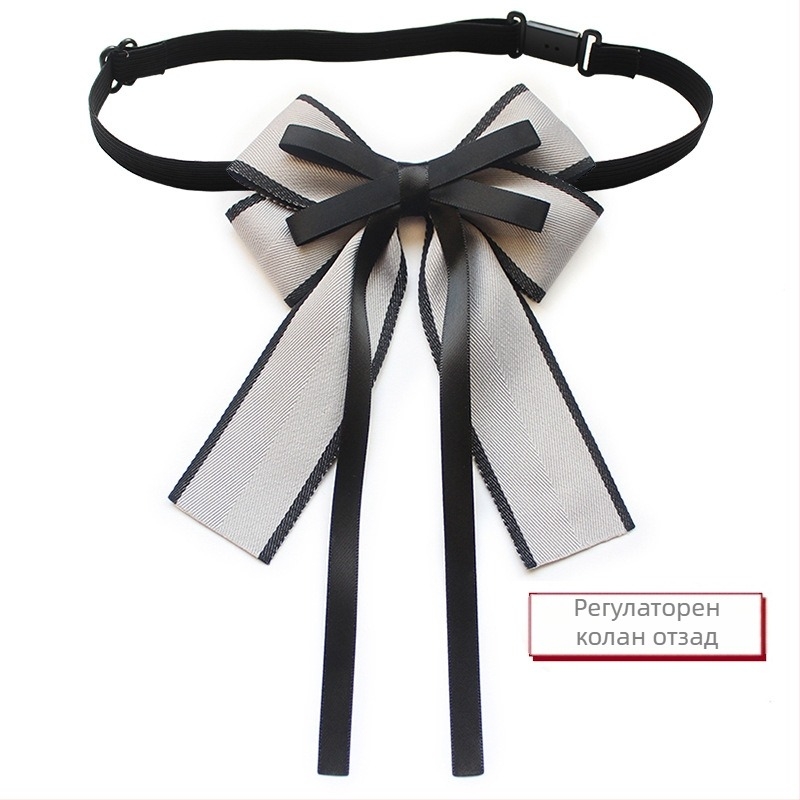 Лък за яка с цвете, сплав, корейски стил, плосък връх, дамски, едноцветен