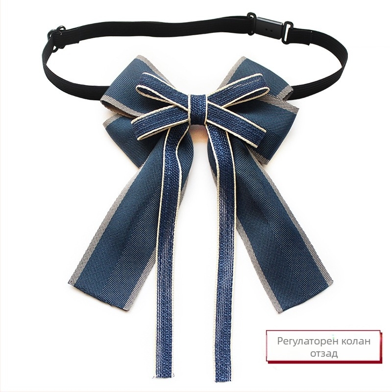 Лък за яка с цвете, сплав, корейски стил, плосък връх, дамски, едноцветен