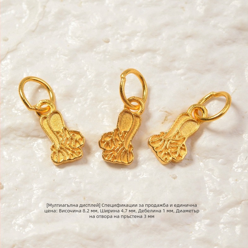 925 сребърни DIY аксесоари за гривна — дизайн с ветви и листа, електроплатинг, код Jh-54