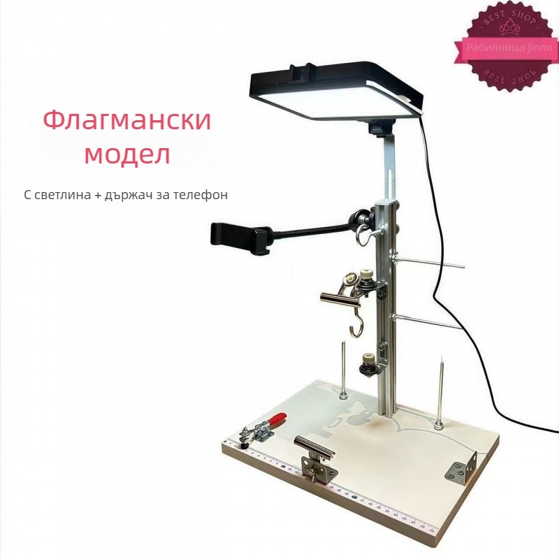 Инструмент за възли за ресни и въже за работен стенд, Bodhi сплав, Друга обработка, Vintage стил, Литературно ретро