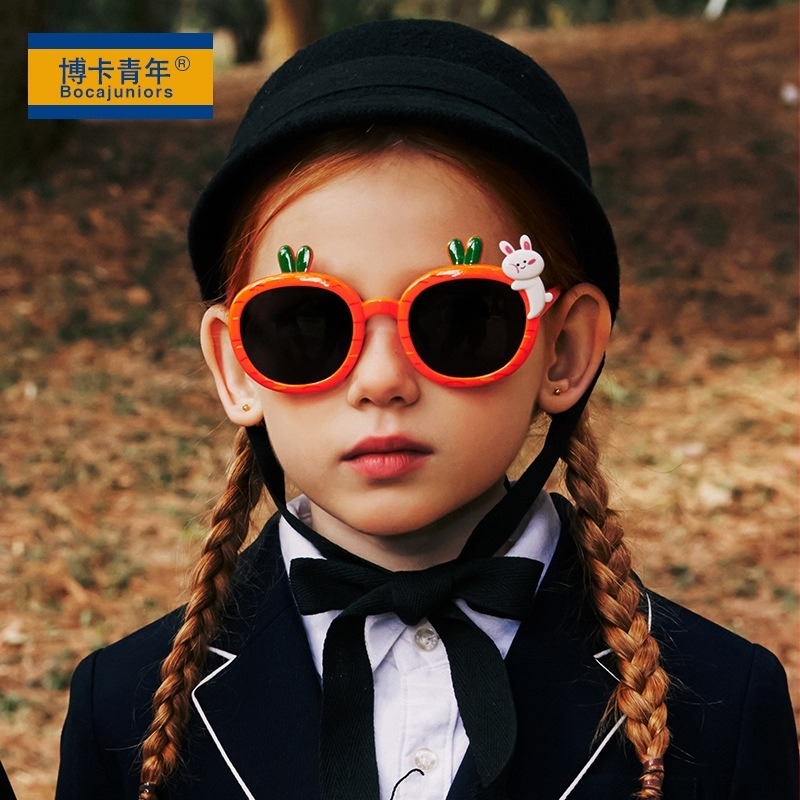 Детски поляризирани слънчеви очила JC062, UV400 защита, TAC лещи, пълна рамка