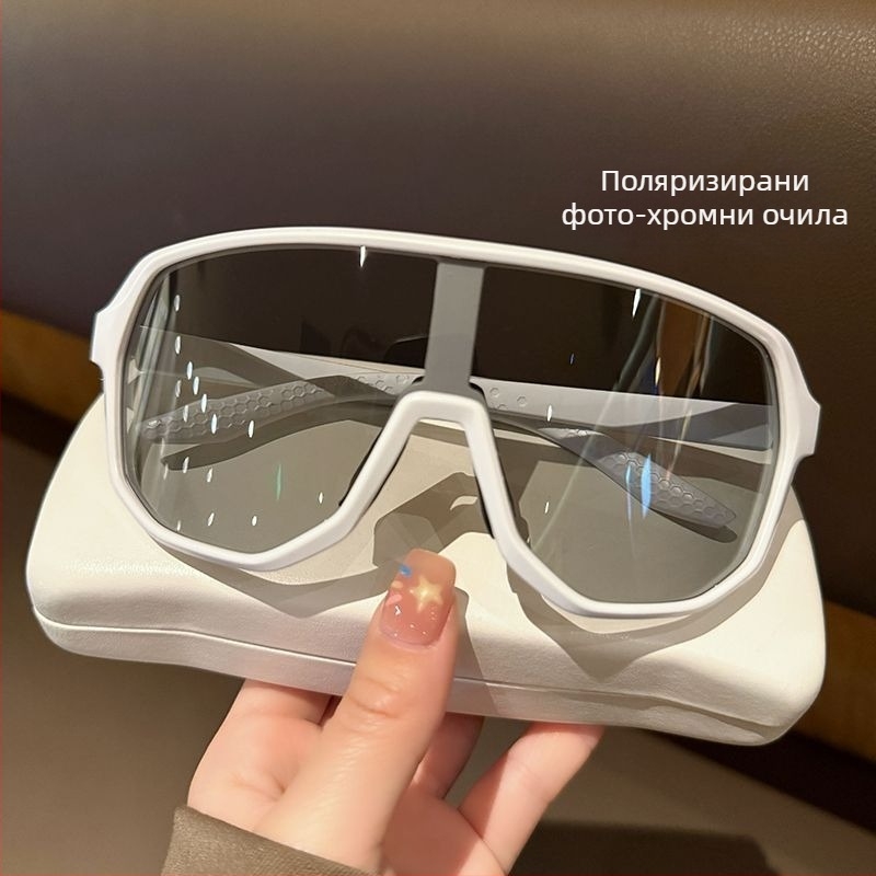 Очила за колоездене ветроустойчиви поляризирани UV защита унисекс за открити условия