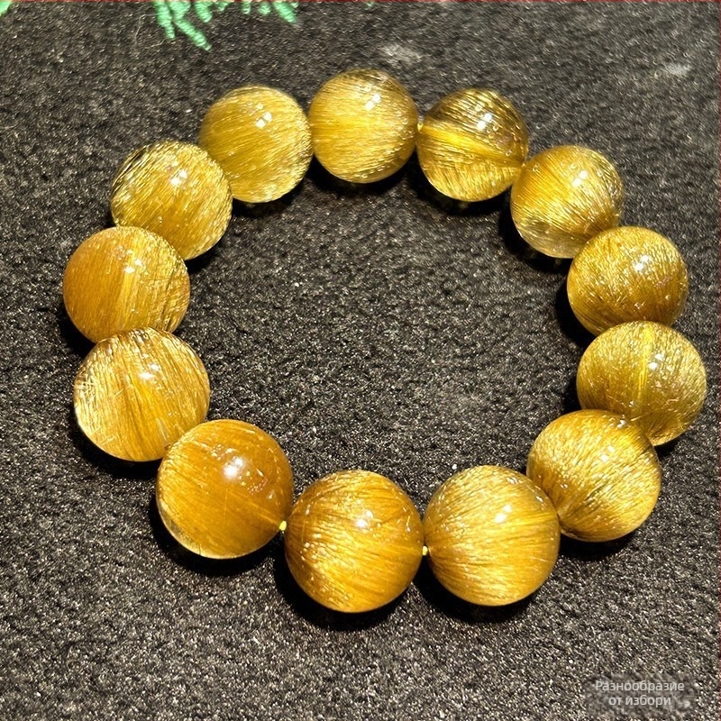 Унисекс гривна с едно кристално мънисто и геометрични акценти, 7A кристални мъниста