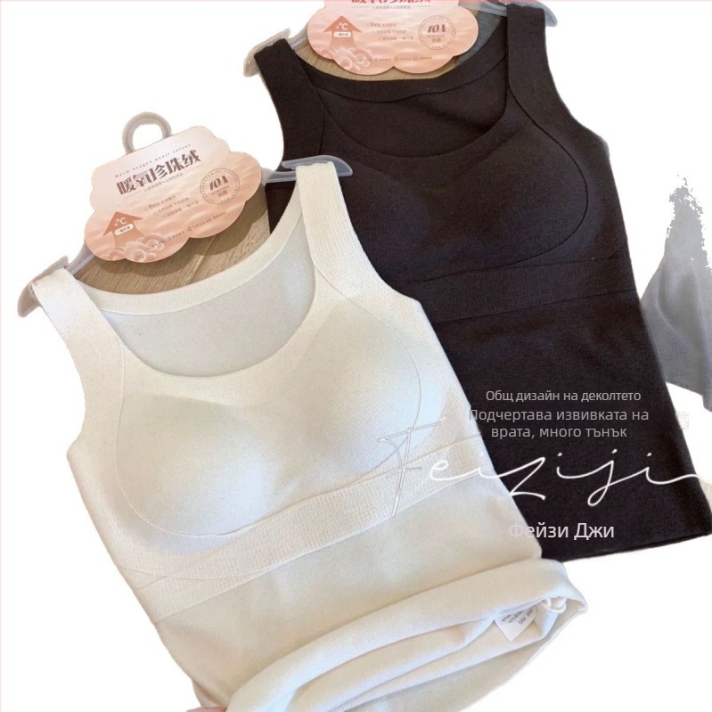 Потник за жени от найлон, стил жилетка с широки презрамки, кръгла яка, подходящ за всички сезони, съдържание на основния плат 50-70%