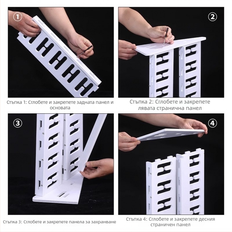 Телефонна стойка за настолно и подово закрепване, многопозиционна, PVC, прост стил, 3C сертифицирана