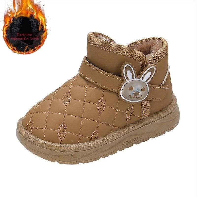 Глезени обувки с PU горна част, за момчета, деца 1–3 години, снежни обувки