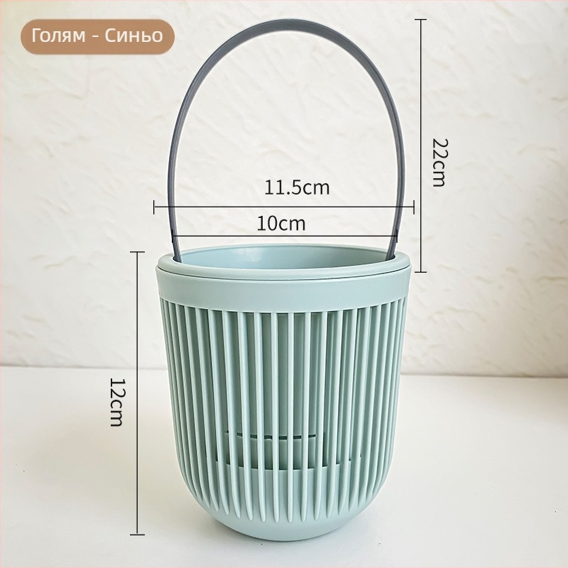 Саксия за цветя, пластмасова, стенно-висяща, самополивна, японски стил