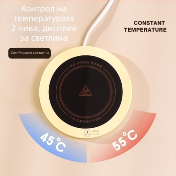Керамичен изолиран диспенсър за вода за котки с постоянна температура, без интелигентни функции