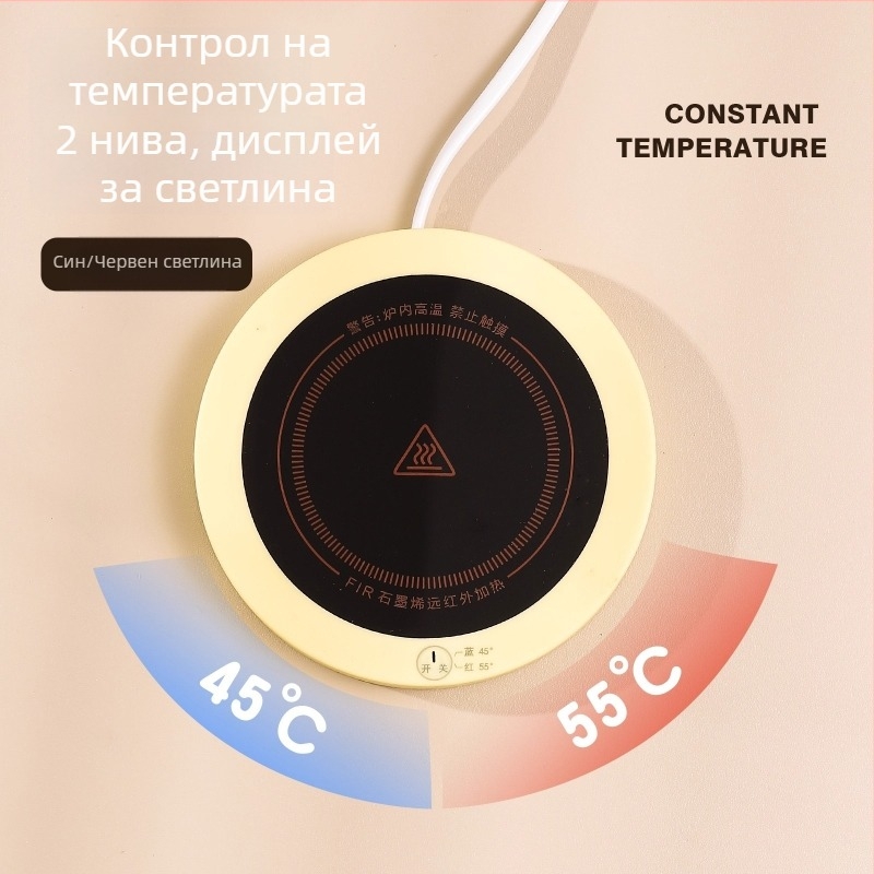 Керамичен изолиран диспенсър за вода за котки с постоянна температура, без интелигентни функции