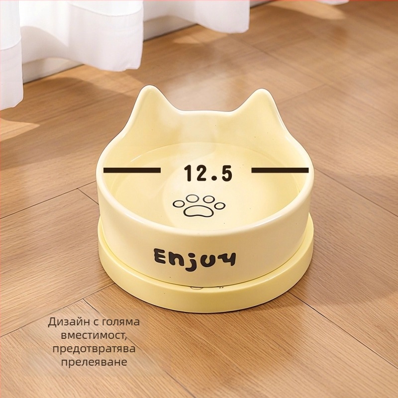 Керамичен изолиран диспенсър за вода за котки с постоянна температура, без интелигентни функции
