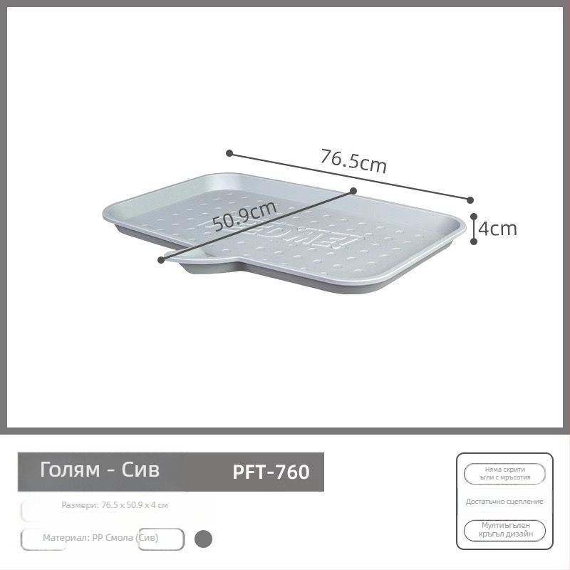 Хранителна подложка за кучета и котки – противопротичаща подложка за хранене, водоустойчива подложка за котешка купа, PP материал, марка Alice