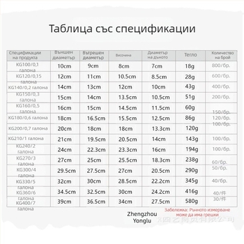 Wing Green Кръгла пластмасова саксия за цветя с удебелени стени и дизайн за контрол на корените, диаметър 14-36 см