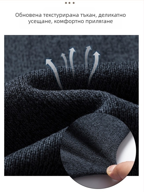 Унисекс поларено яке с висока яка, стил кардиган, дълги ръкави, памучно-смесено платно с 90% кашмир, подплата от полиестер