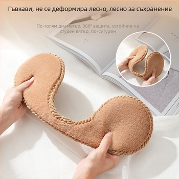 Ушни предпазители за зима, стил с обратен монтаж, за възрастни, студоустойчива и топла защита за ушите