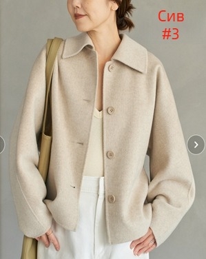 Палто от вълнен плат в каре, дебело, свободна кройка, яка тип сако, полиестерен бленд 90–95%