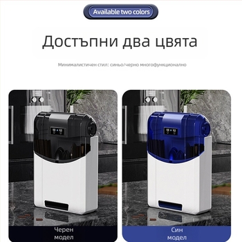 Стенно монтиран държач за клечки за дезинфекция и сушене – прахозащитен корпус, PP материал (Материал: PP; Монтаж: стенен; Функции: дезинфекция и сушене; Прахозащита)