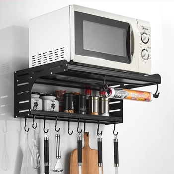 Стенно кухненски рафт - Mrs. Hope, мултифункционален, алуминиев материал