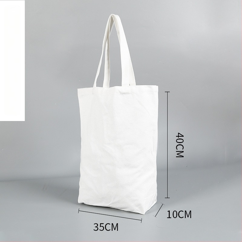 Платнена торба за пазаруване с персонализирано лого, дъно и страни, машинно печатане, обща употреба за опаковане