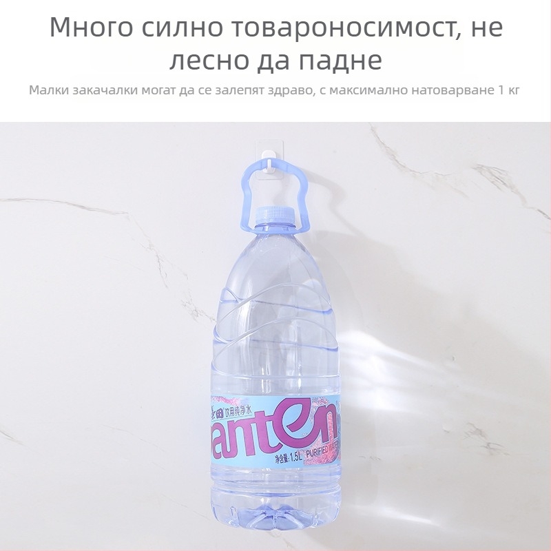 Meike адхезивна закачалка ABS, единичен дизайн, модерен минимализъм, носимост 0–1 кг, 9 бр., пусната през зимата на 2022.