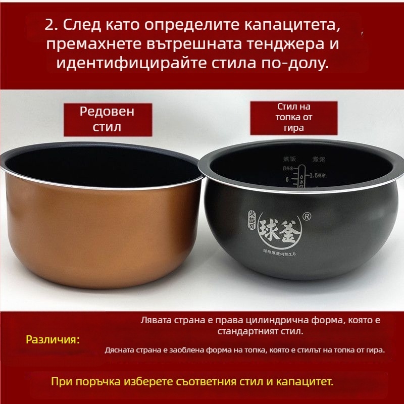 Парна решетка за електрически рисоварник — 5-етажна пластмасова приставка, съвместима със Supor и Joyoung