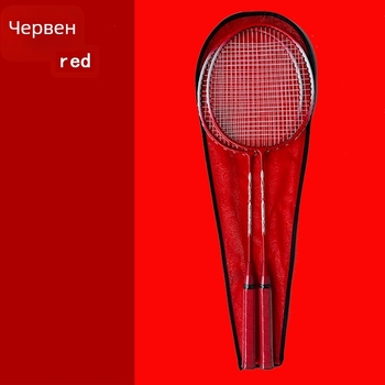 Бадминтон ракета Tilt Feather — ферроалуминиева рамка; тегло 95–100 г; дръжка G4; прав удар