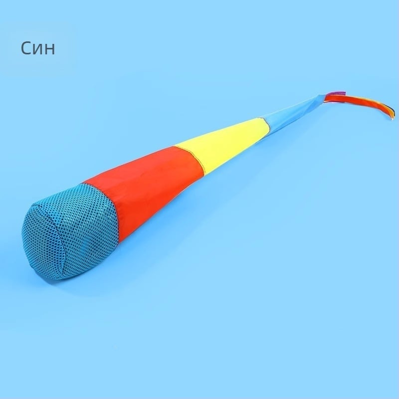 Външна сенсорна игра: комплект за хвърляне на торбички с пясък и меки топки с панделки, от плат, за деца 4–6 години