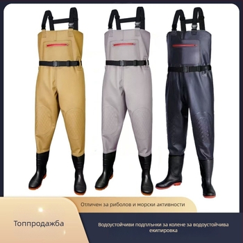 Водоустойчива рибарска екипировка – гащеризон с жилетка, EVENT плат, защита от радиация, пролет, мъже