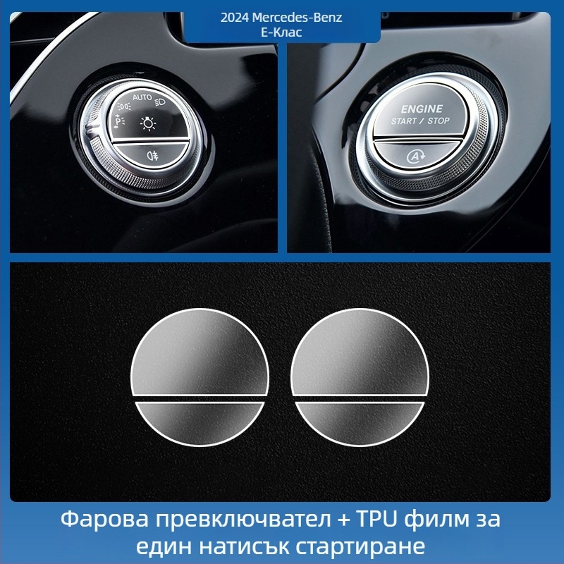 Mercedes-Benz E-Class E260L/E300L централен навигационен екран – защитно покритие от темперирано стъкло, едно парче, устойчиво на надраскване, анти отпечатъци, устойчиво на високи и ниски температури