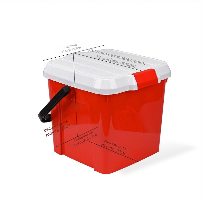 Пластмасова кофа със капак и табуретка за риболов, преносима кофа за съхранение, Марка: Love Plastic Na, пускане през лятото на 2021 г., тегло 1 кг