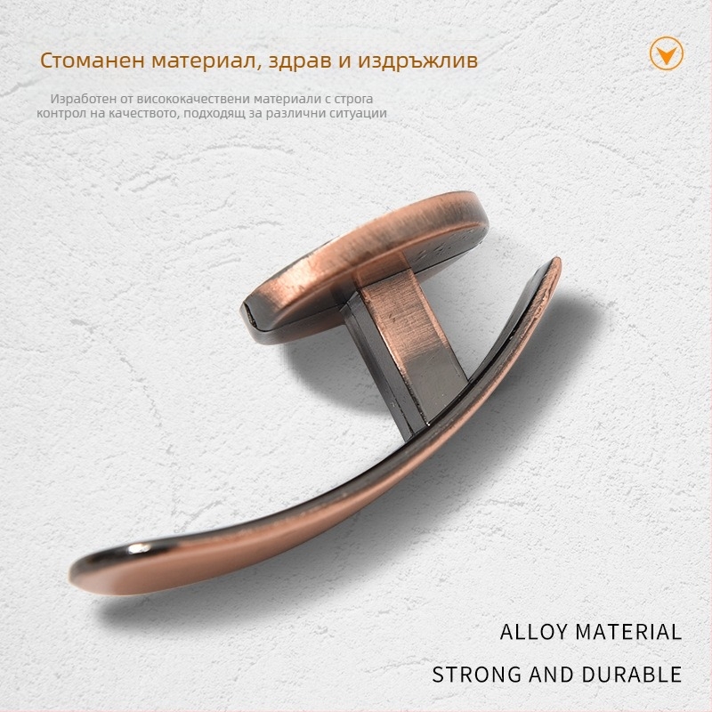 Завесна кука, плосък ъгъл, цинкова сплав