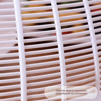 Капак за зеленчуци и храна, дишащ пластмасов материал, защита от прах и насекоми, модерен минималистичен дизайн, представен през 2025 г.