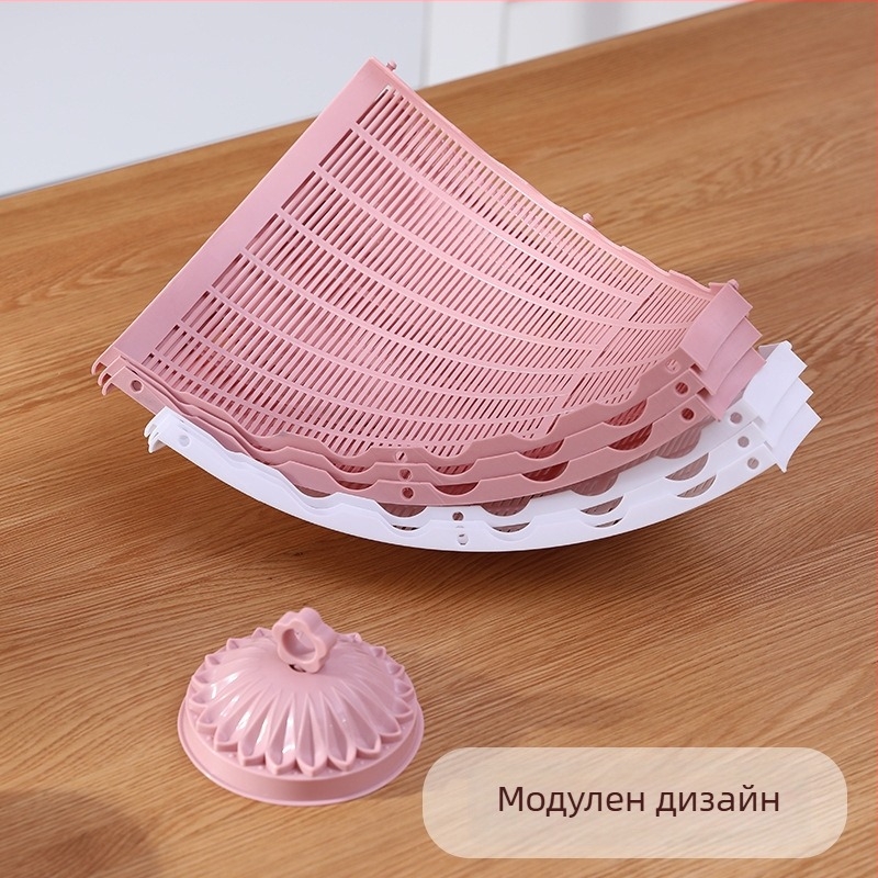 Капак за зеленчуци и храна, дишащ пластмасов материал, защита от прах и насекоми, модерен минималистичен дизайн, представен през 2025 г.