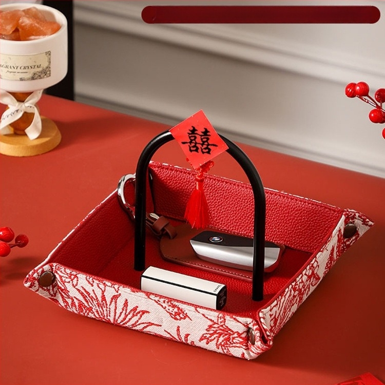 Плодова чиния (Стъклена • Премиум качество • Китайски стил • Нов китайски стил • Не е вносена)