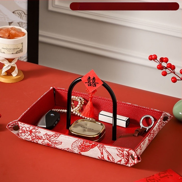 Плодова чиния (Стъклена • Премиум качество • Китайски стил • Нов китайски стил • Не е вносена)