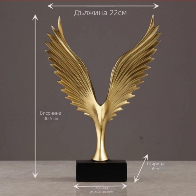 Dapeng Spread-Wings Резинова Скулптура, Модерен Домашен Декор за Офис и Хол