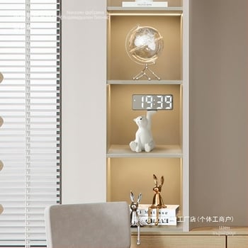 Настолен часовник със съхранение на ключове — смола, с възможност за персонализиране, корейски стил, смарт будилник