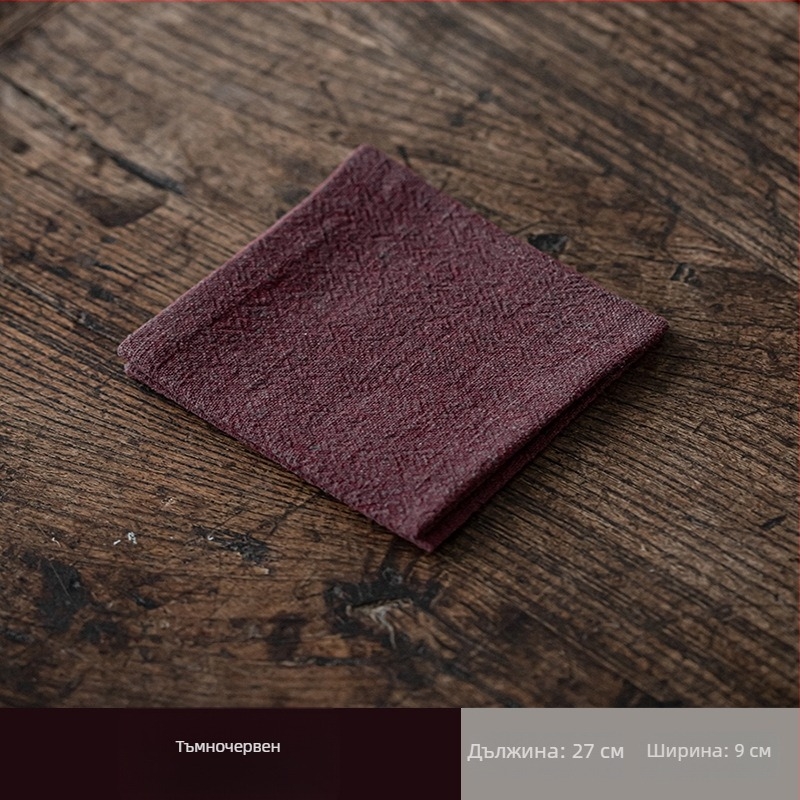 Peryitang Zen Ramie чайна кърпа за маса и подложка за чайник, абсорбираща, модерен минималистичен стил, произход Фужоу