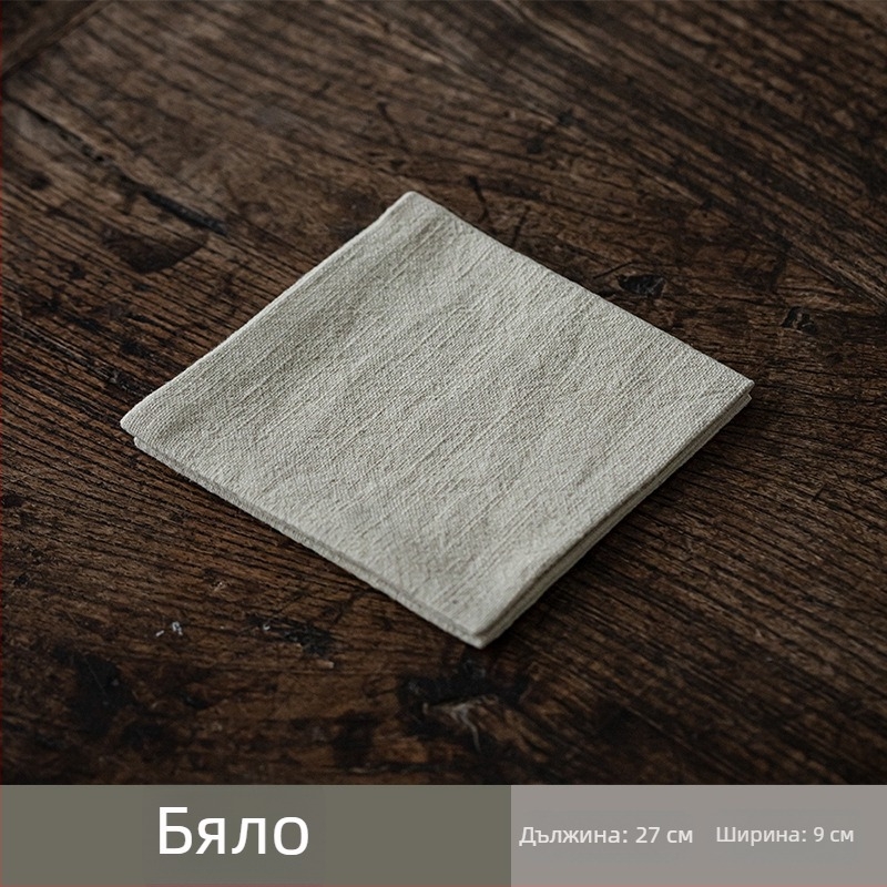 Peryitang Zen Ramie чайна кърпа за маса и подложка за чайник, абсорбираща, модерен минималистичен стил, произход Фужоу