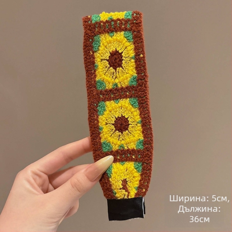 Лента за коса за миене на лицето, дамски сладък стил, плат, тъкана изработка, персонализиране