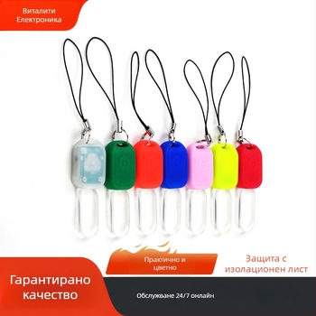 LED светеща висулка – преносима предупредителна светлина за открито, ключодържател за раница, пластмасова висулка, HL043